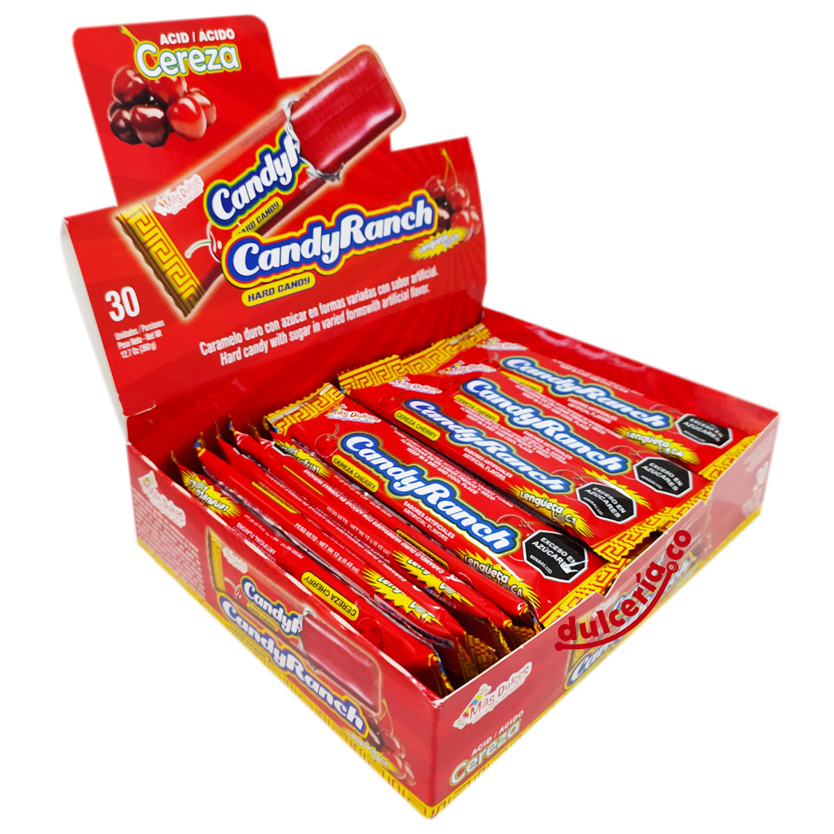 CandyRanch Cereza x30 - Dulcería.co